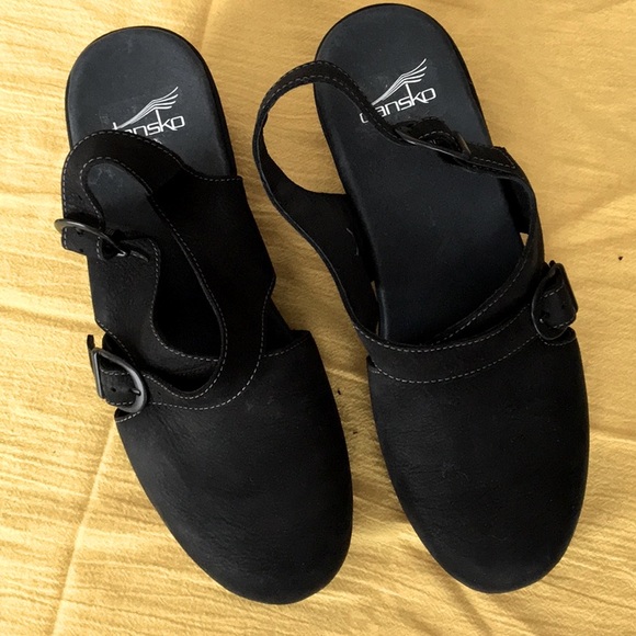 Dansko Shoes - Dansko never worn black suede sling back